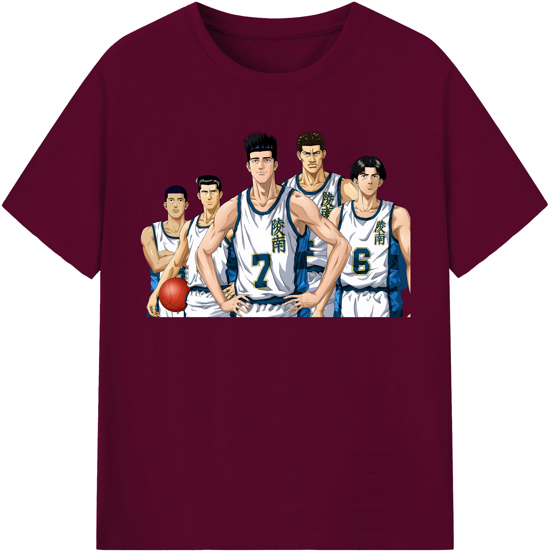 （画像用） SLAM DUNK／スラムダンク レディースカジュアルプリントTシャツ（綿100％）